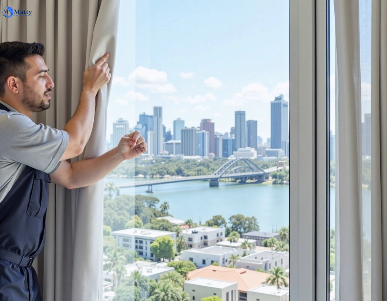 Professional curtain steam cleaning service emu-heights-nsw QLD by Matty Curtain Cleaning